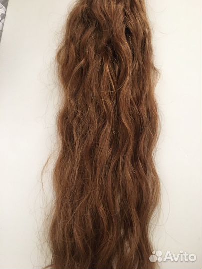 Волосы для наращивания 60 см русые
