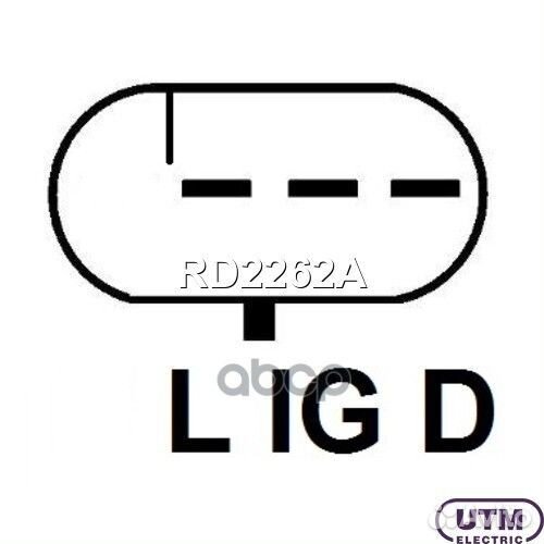 Деталь Регулятор генератора RD2262A Utm