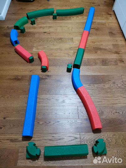 Детский гимнастический бордюр-балансир