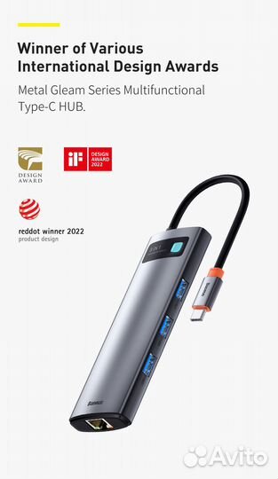 Baseus 8-in-1 Multifunctional Type-C HUB