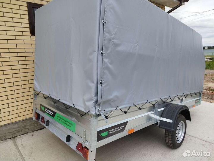 Прицеп одноосный 3х1,5м с тентом