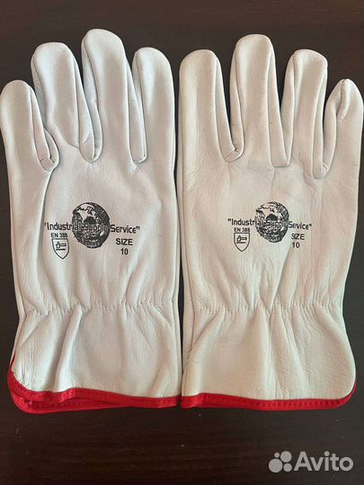 Перчатки кожаные