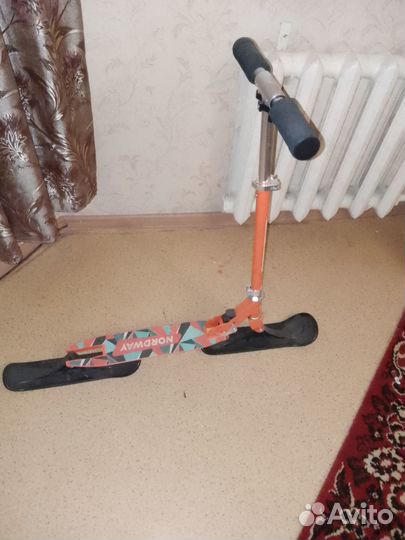 Самокат на лыжах