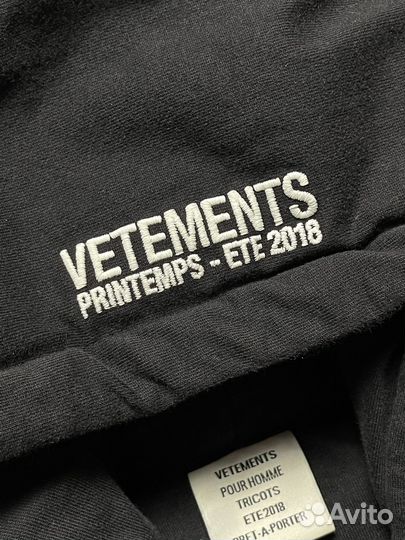 Vetements Weltschmertz zip hoodie M оригинал