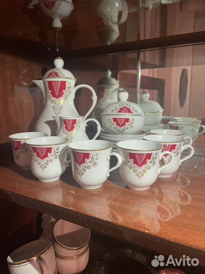 Сервиз кофейный Freiberger Porzellan (ГДР)