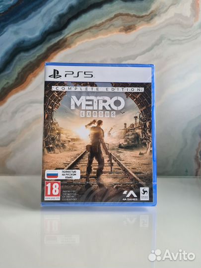 Metro exodus ps5 диск новый