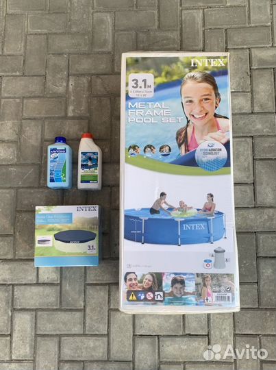 Новый. intex Каркасный бассейн