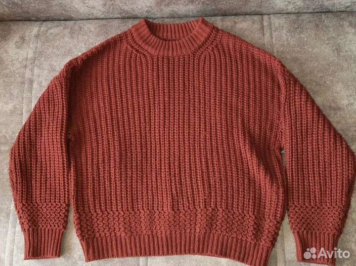 Свитер женский укороченный бардово-коричневый глор