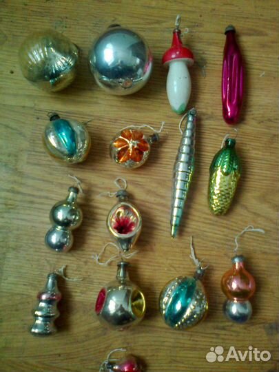 Елочные игрушки СССР