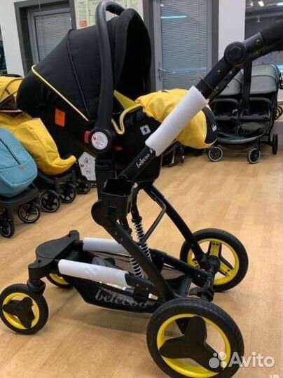 Коляска 3 в 1 новая belecoo