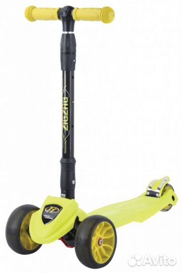 Самокат детский 135 мм TechTeam ZIG ZAG желтый