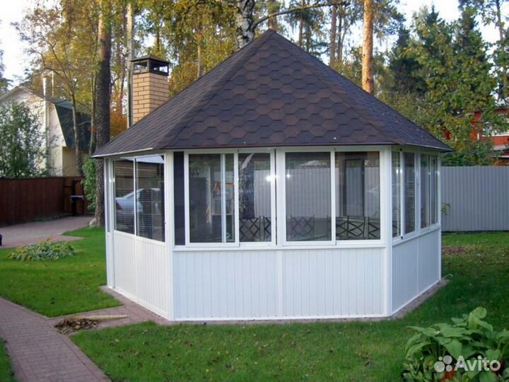 Остекление беседок