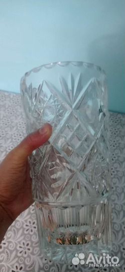 Ваза хрустальная большая СССР
