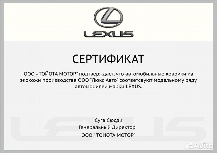 3D Коврики Lexus LX 570 Экокожа Салон Багажник