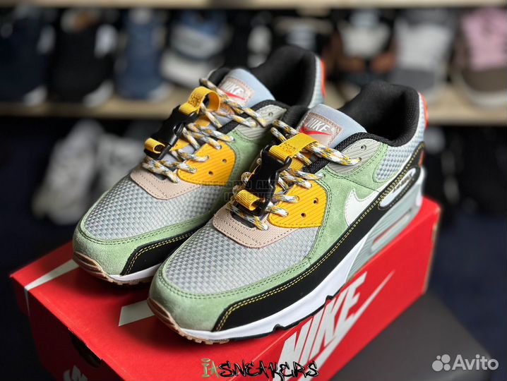 Кроссовки мужские Nike Air Max 90 Spiral Sage