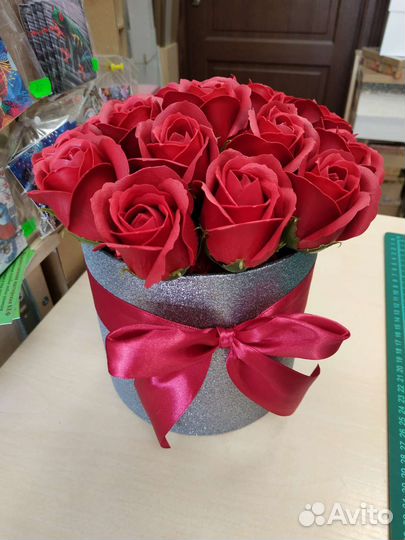 Букет из мыльных роз кеф