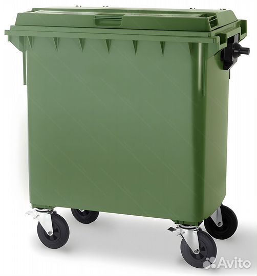 Бак пластиковый мусорный 770л-3358