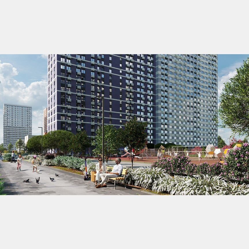 1-к. квартира, 35,2 м², 4/23 эт.