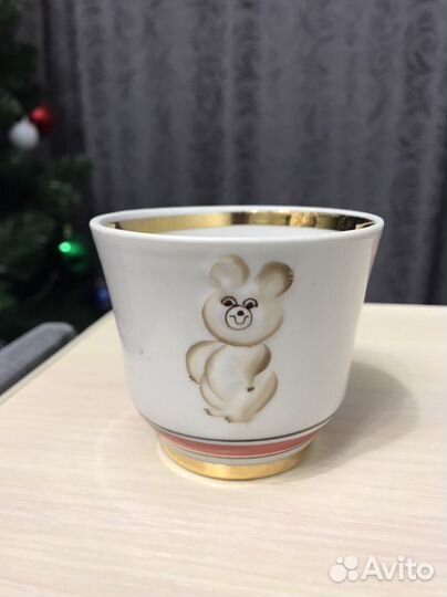 Бокал Чашка Олимпийский Мишка
