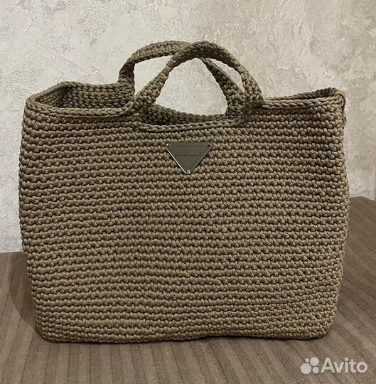 Вязанная сумка женская