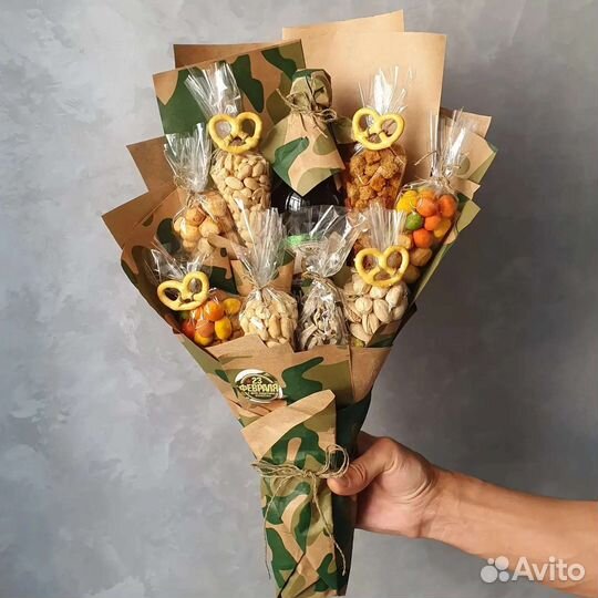 Съедобный букет мужчине