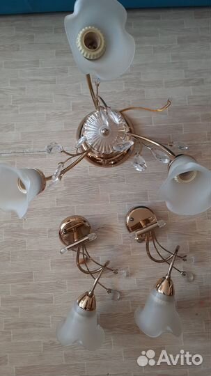 Люстра потолочная бу