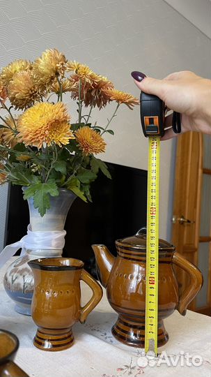 Кофейный сервиз из керамики, винтаж