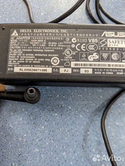 Блок питания для ноутбука asus 19v и acer