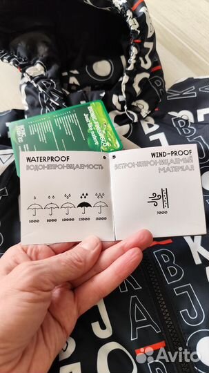 Комбинезон демисезонный новый bjorka 110