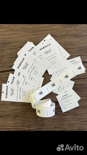 Изготовление бирок, составников, размерников