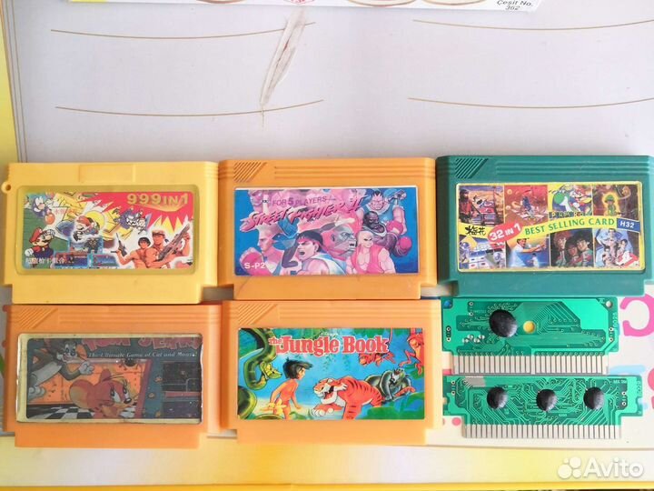 Картриджи для dendy