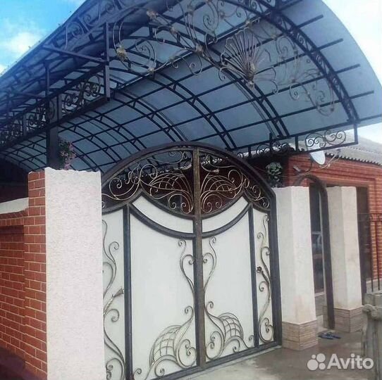 Навес кованный в рассрочку