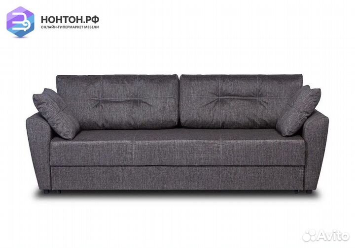 Диван еврокнижка Мюнхен темно-серый
