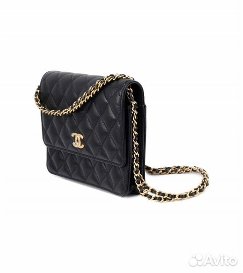 Сумка через плечо из телячьей кожи chanel WOC