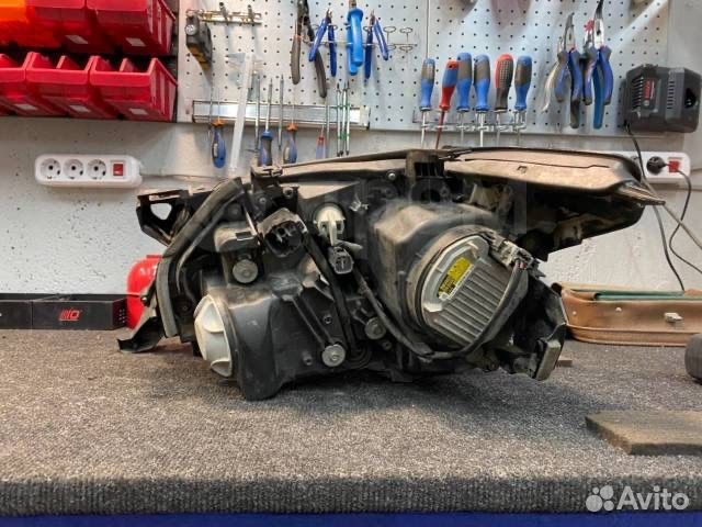 Фара Lexus LX570 чёрная Anniversary Edition