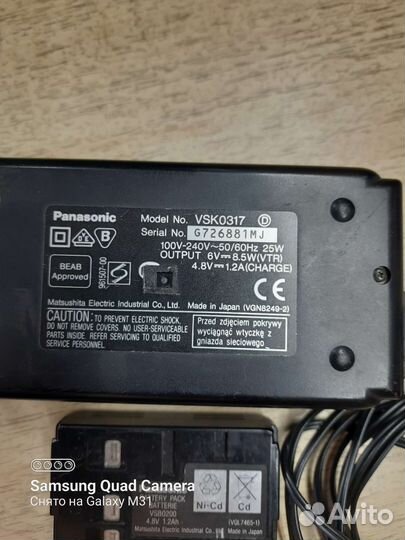 Блок питания и аккумулятор для видеокамеры