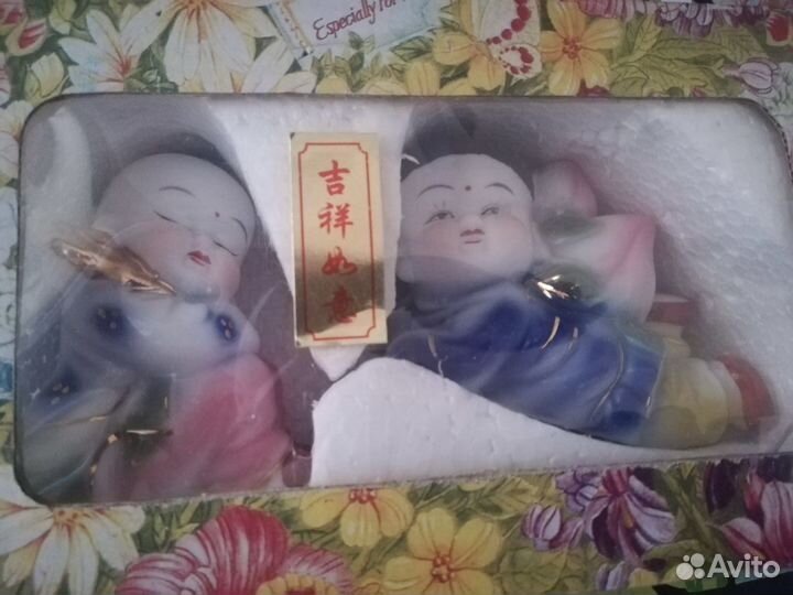 Фарфоровые статуэтки китай