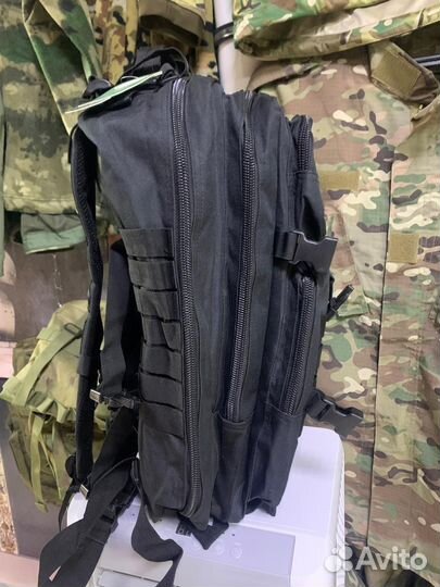 Рюкзак тактический чёрный 40 л