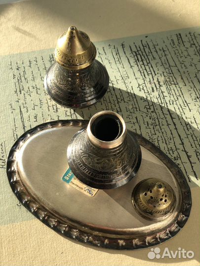 Набор для специй латунь