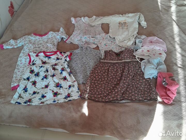 Одежда для девочки пакетом 68 74 80