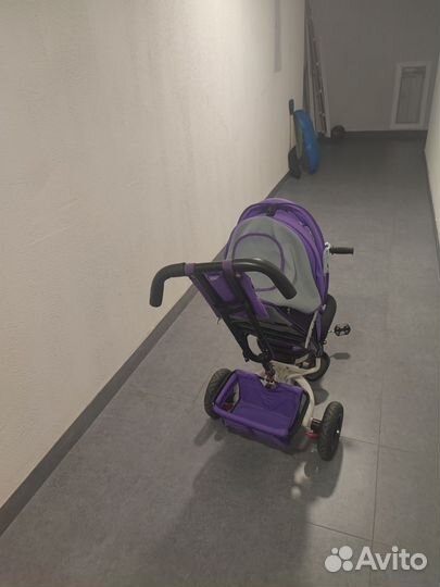 Детский велосипед с ручкой бу