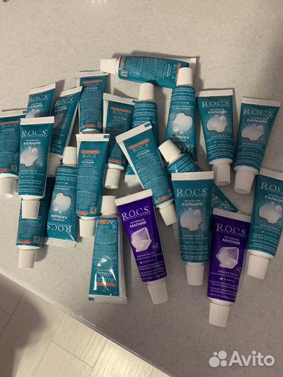 Зубная паста rocs mini