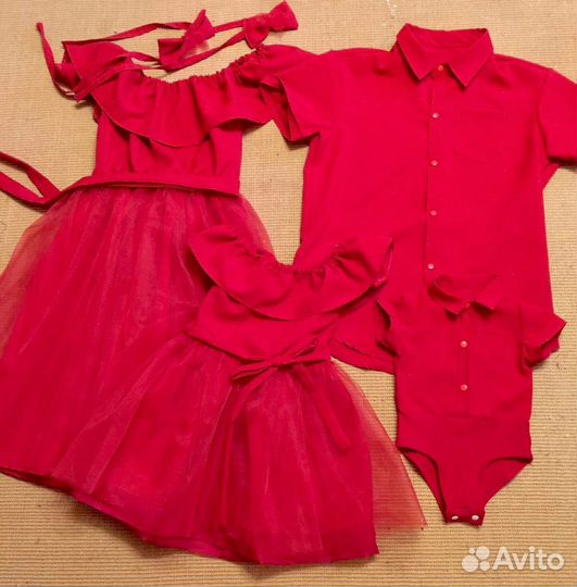 Одинаковая одежда мама дочка папа сын