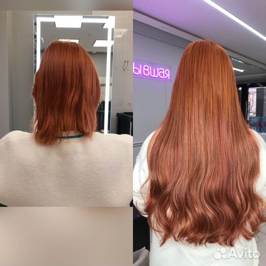 Безопасное наращивание волос