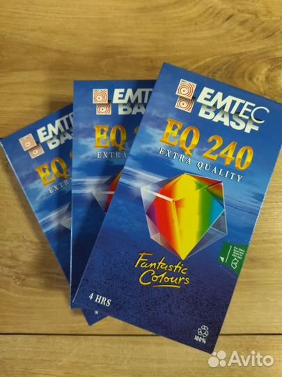 Видеокассеты новые VHS Basf EQ 240