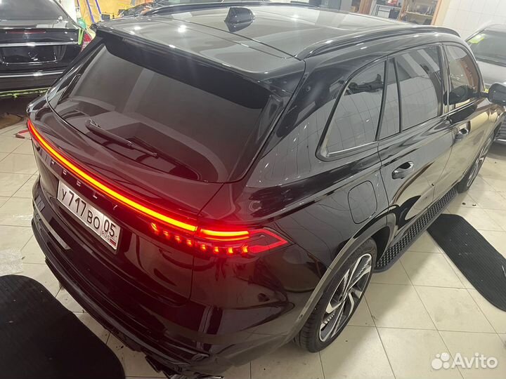 Обвес geely monjaro диффузор монжаро