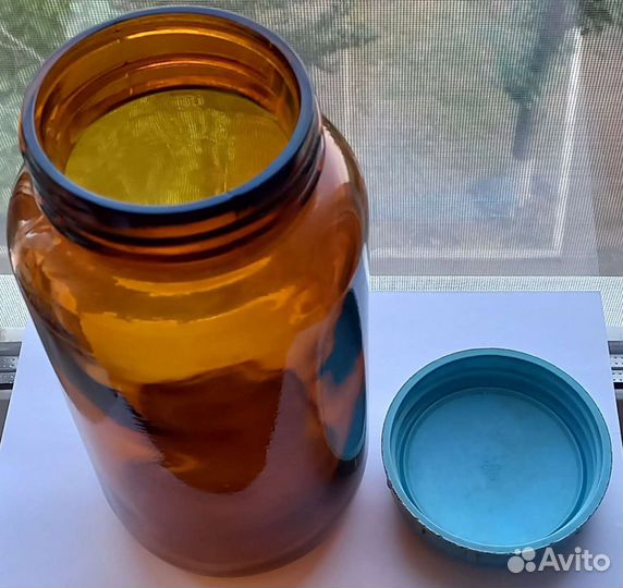 Банка 2 литра коричневое стекло