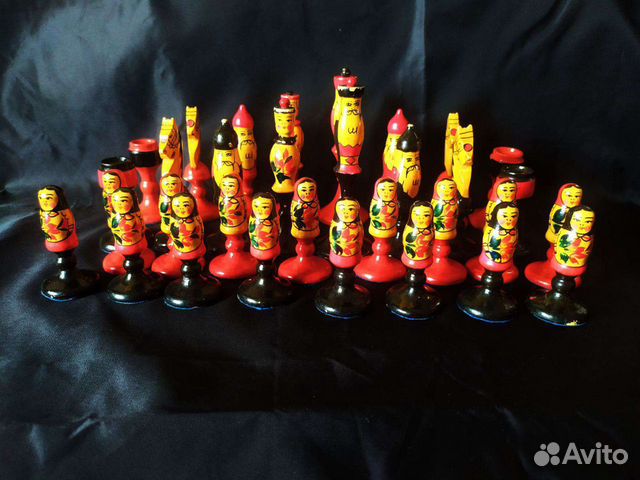 СССР шахматы матрешки эксклюзив и мини