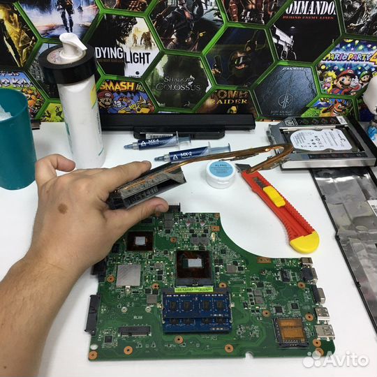 Ремонт ноутбуков и персональных компьютеров ферм