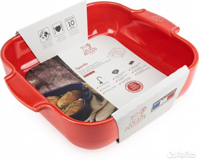 Peugeot Red 2,7л, 28х28см, красная